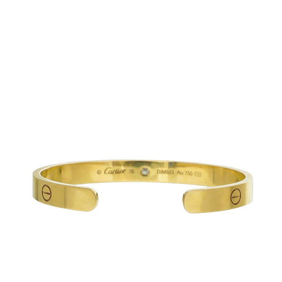 Cartier Love Bracelet Cuff Yellow Gold Wide XL Size 18 at 1stDibs | cartier  spike bracelet, spike bracelet cartier, thick cartier love bracelet