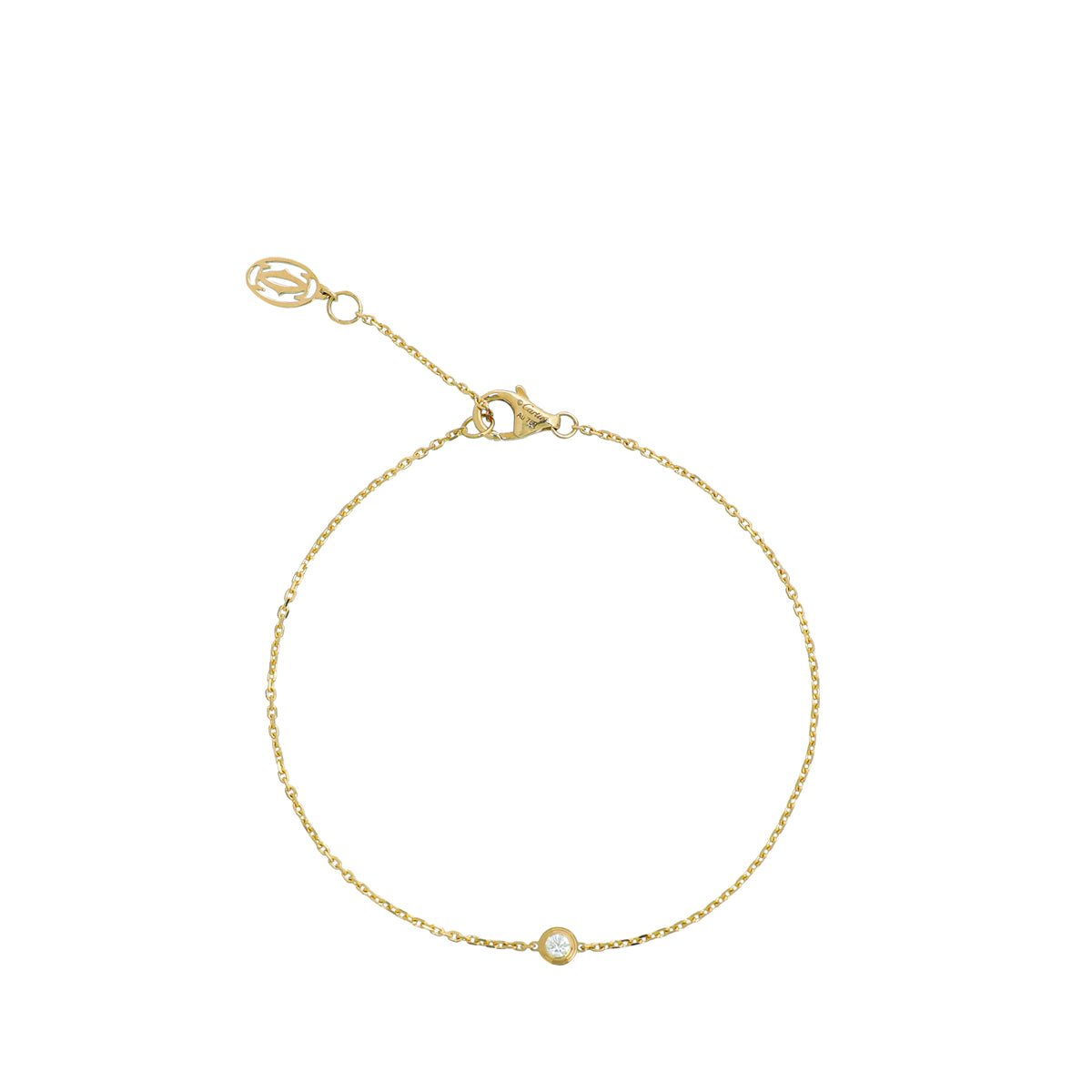 Cartier 18K Yellow Gold Diamond D'Amour XS Bracelet-Cartier-THE CLOSET