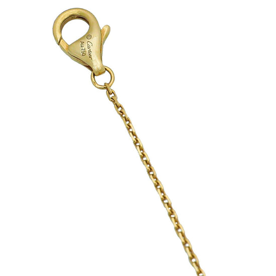 Cartier - Cartier 18K Yellow Gold Diamond D'Amour XS Model Necklace | The Closet