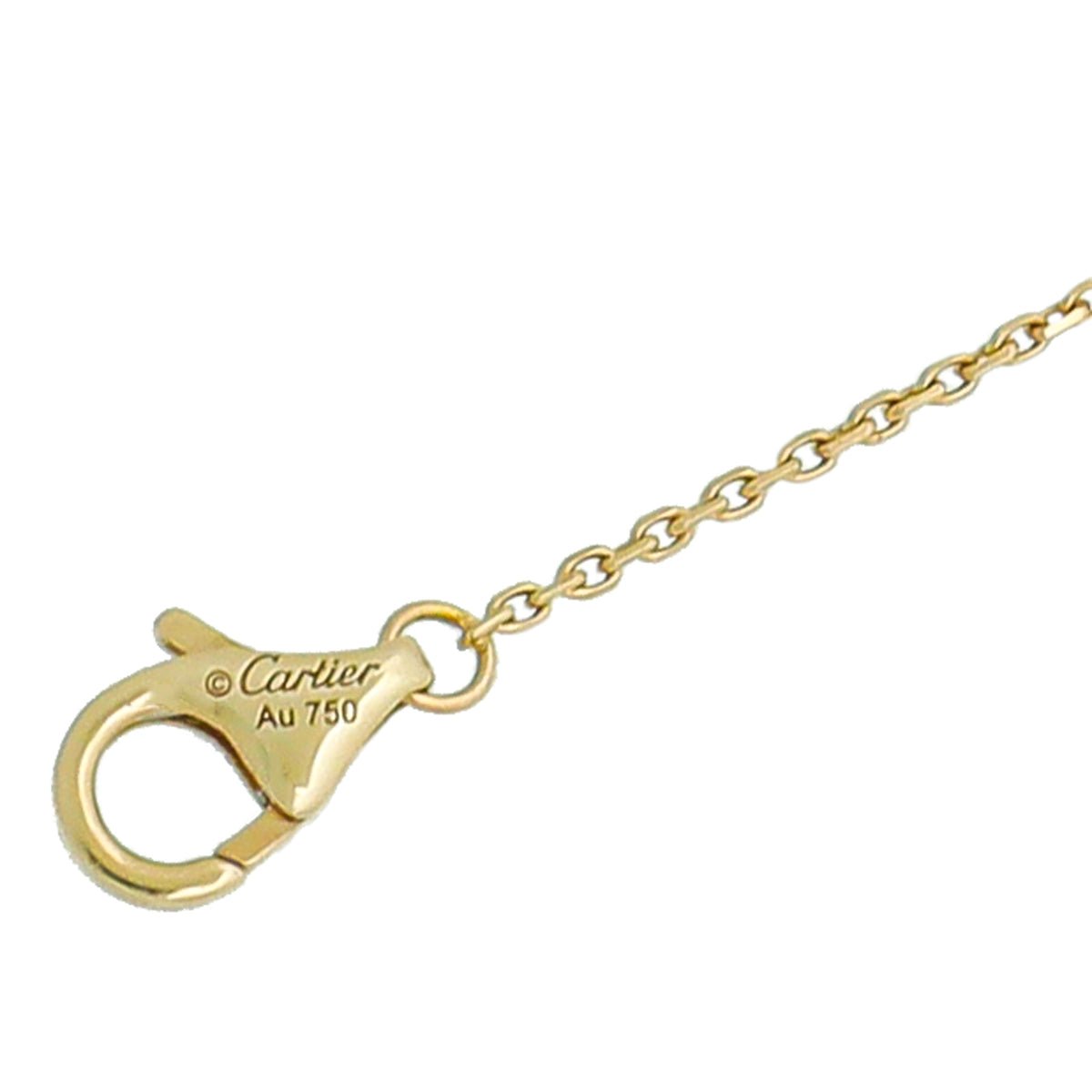 Cartier 18K Yellow Gold Diamond Mop Amulette Bracelet-Cartier-THE CLOSET