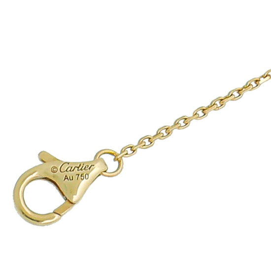 Cartier - Cartier 18K Yellow Gold Diamond Mop Amulette Bracelet | The Closet