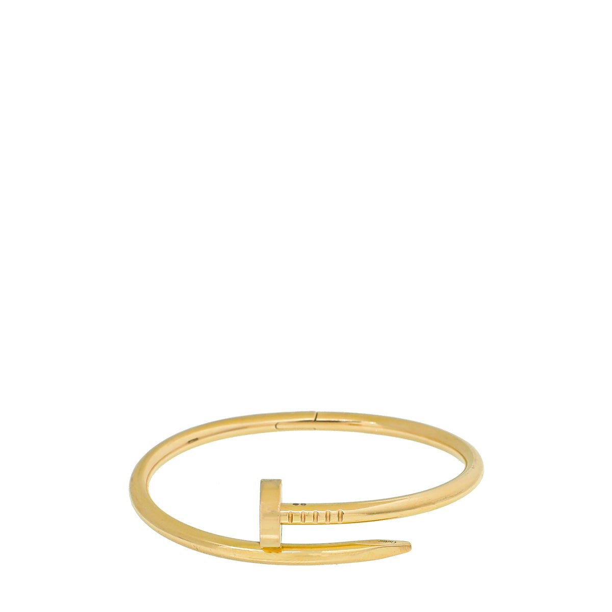 Cartier Juste Un Clou Yellow Gold Nail Bracelet Size 19 | Nail bracelet,  Bracelet sizes, Gold nails