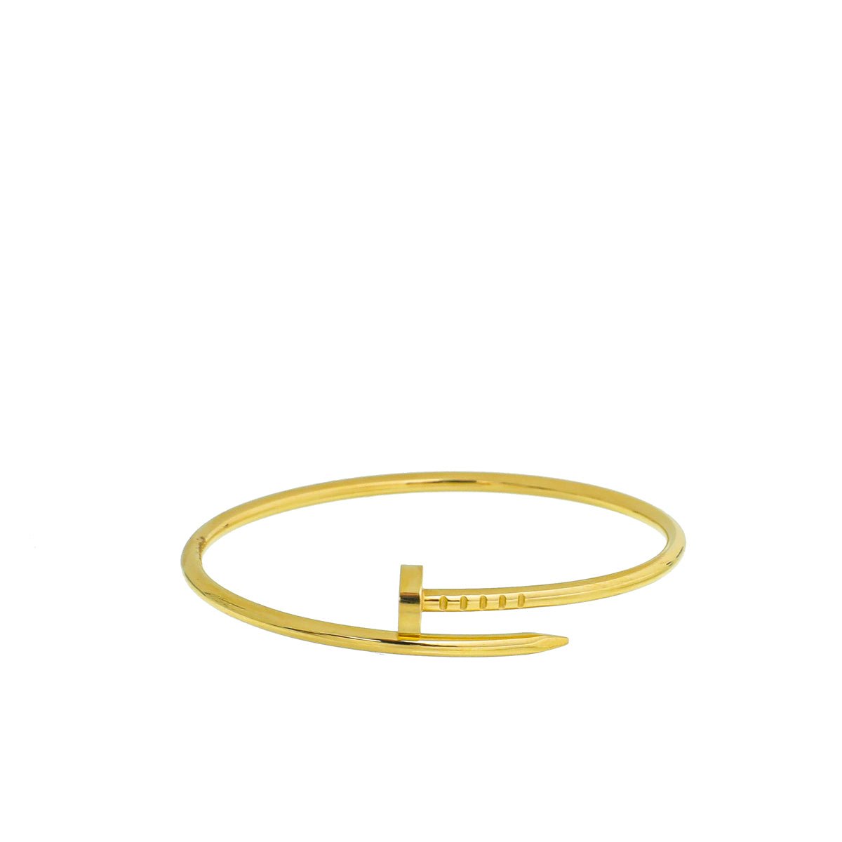 Cartier 18K Yellow Gold Juste UN Clou Small Model Bracelet 15-Cartier-THE CLOSET