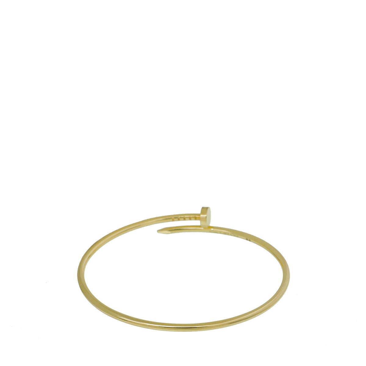 Cartier 18K Yellow Gold Juste Un Clou Small Model Bracelet 19-Cartier-THE CLOSET