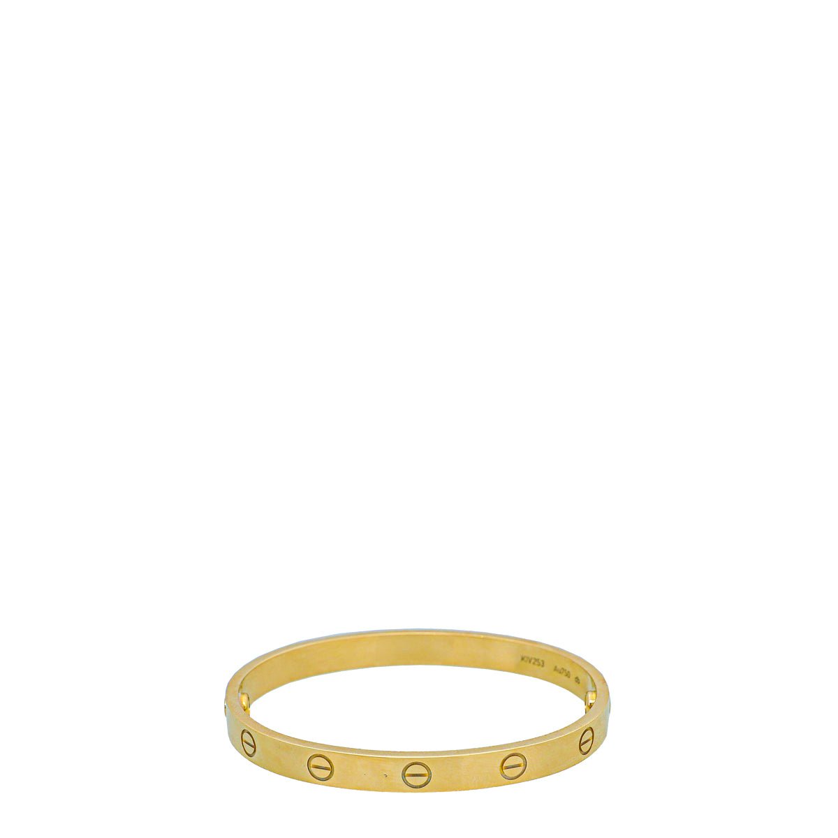 Cartier 18K Yellow Gold Love Bracelet 17-Cartier-THE CLOSET