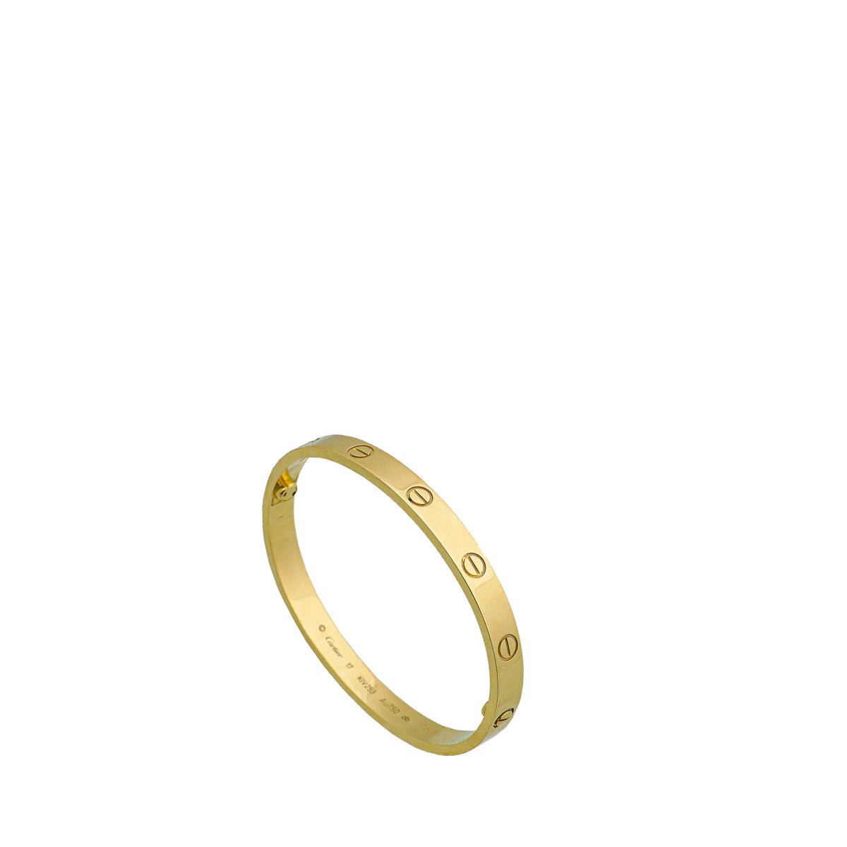 Cartier 18K Yellow Gold Love Bracelet 17-Cartier-THE CLOSET