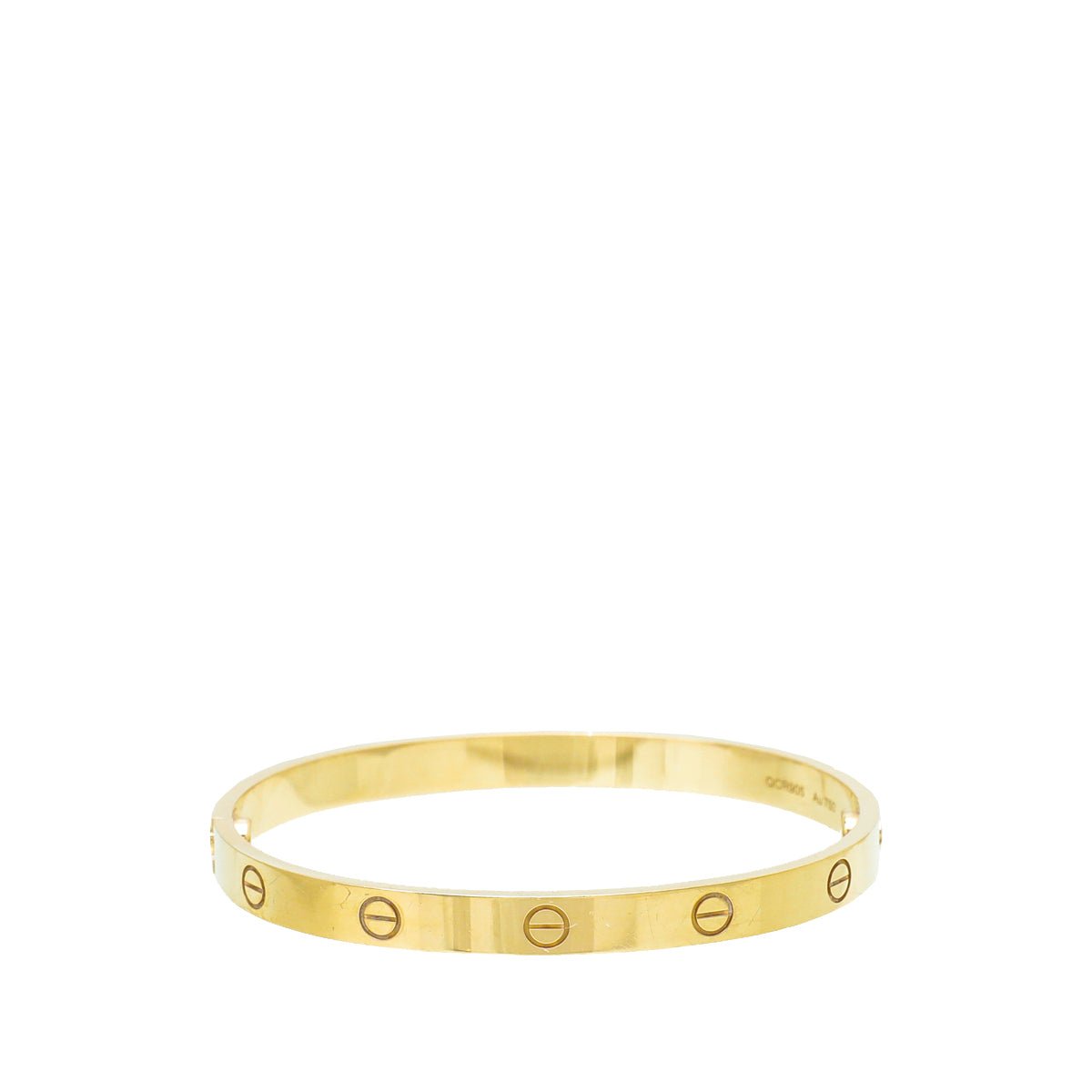 Cartier 18K Yellow Gold Love Classic Bracelet 19-Cartier-THE CLOSET