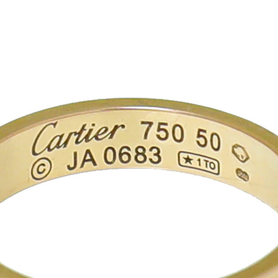 Cartier - Cartier 18K Yellow Gold Love Wedding Band Ring 50 | The Closet