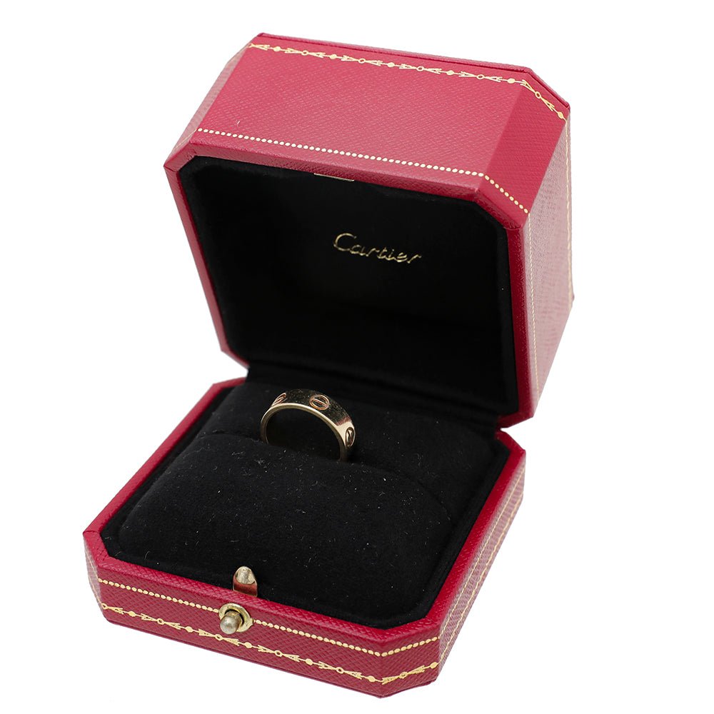 Cartier 18K Yellow Gold Love Wedding Band Ring 51 – THE CLOSET