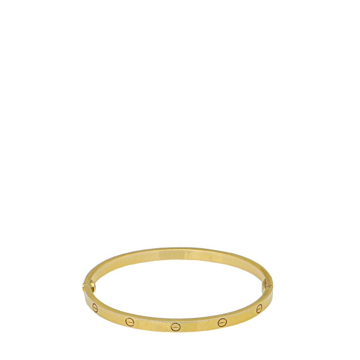 Cartier 18K Yellow Gold Small Model Love Bracelet 16-Cartier-THE CLOSET
