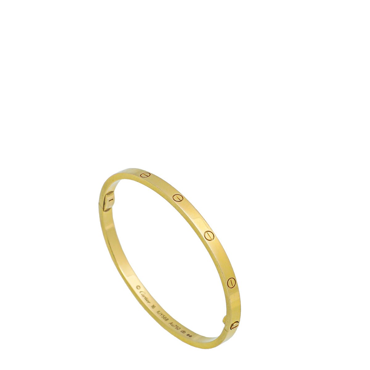 Cartier 18K Yellow Gold Small Model Love Bracelet 16-Cartier-THE CLOSET