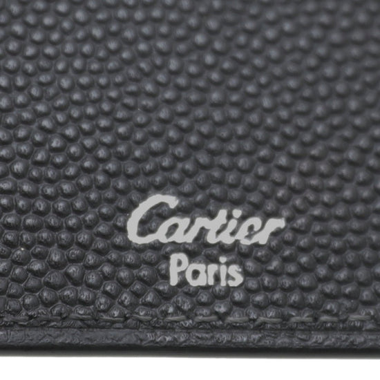 thecloset.uae - Cartier Black Santos De Cartier Card Holder | The Closet