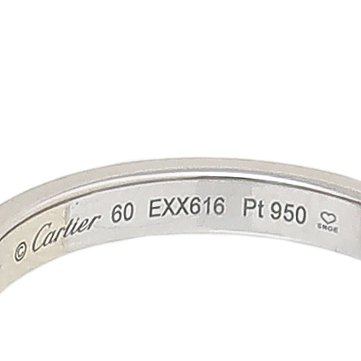 Cartier - Cartier Platinum C De Cartier Wedding Band Ring 60 | The Closet