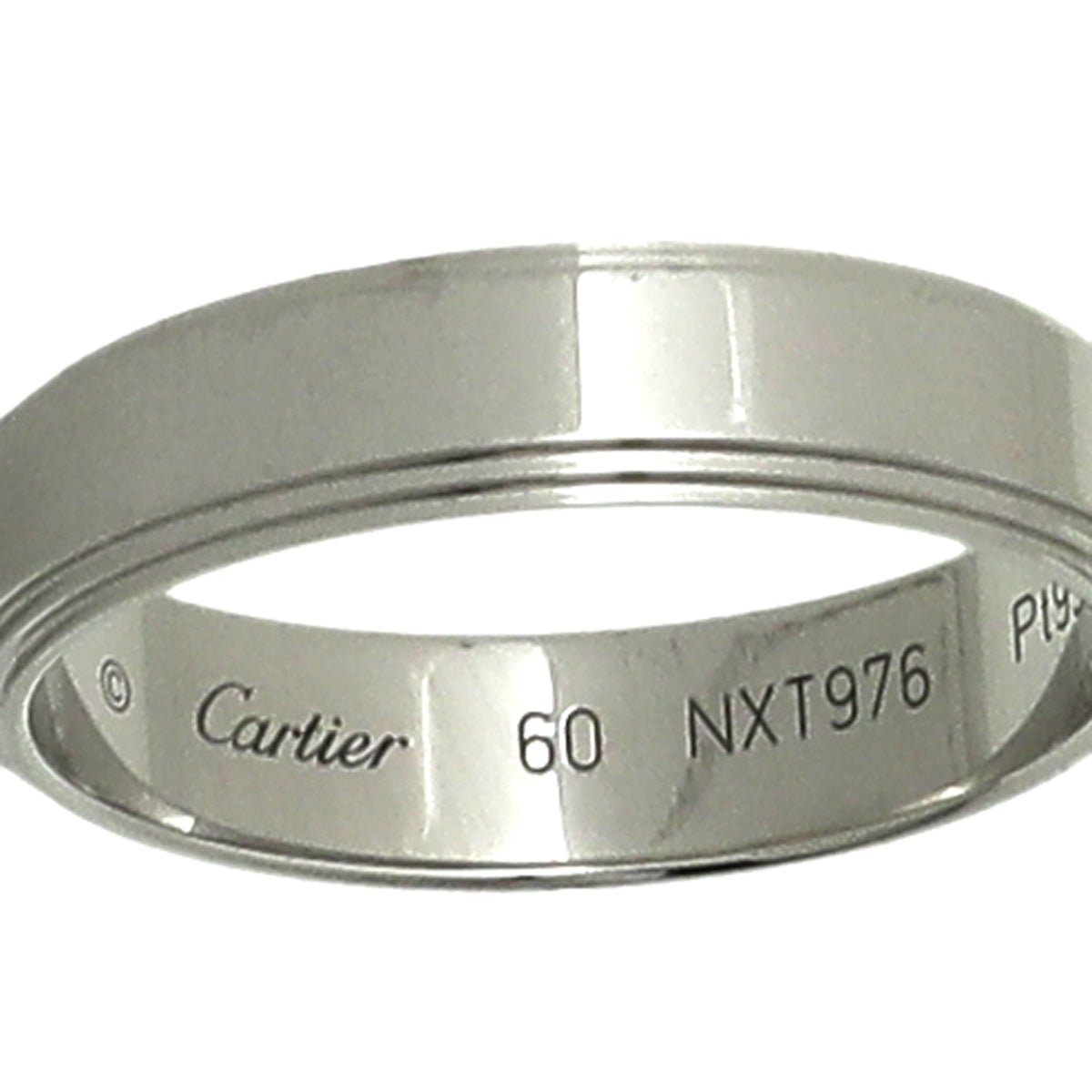 Cartier - Cartier Platinum D'Amour Wedding Band Ring 60 | The Closet