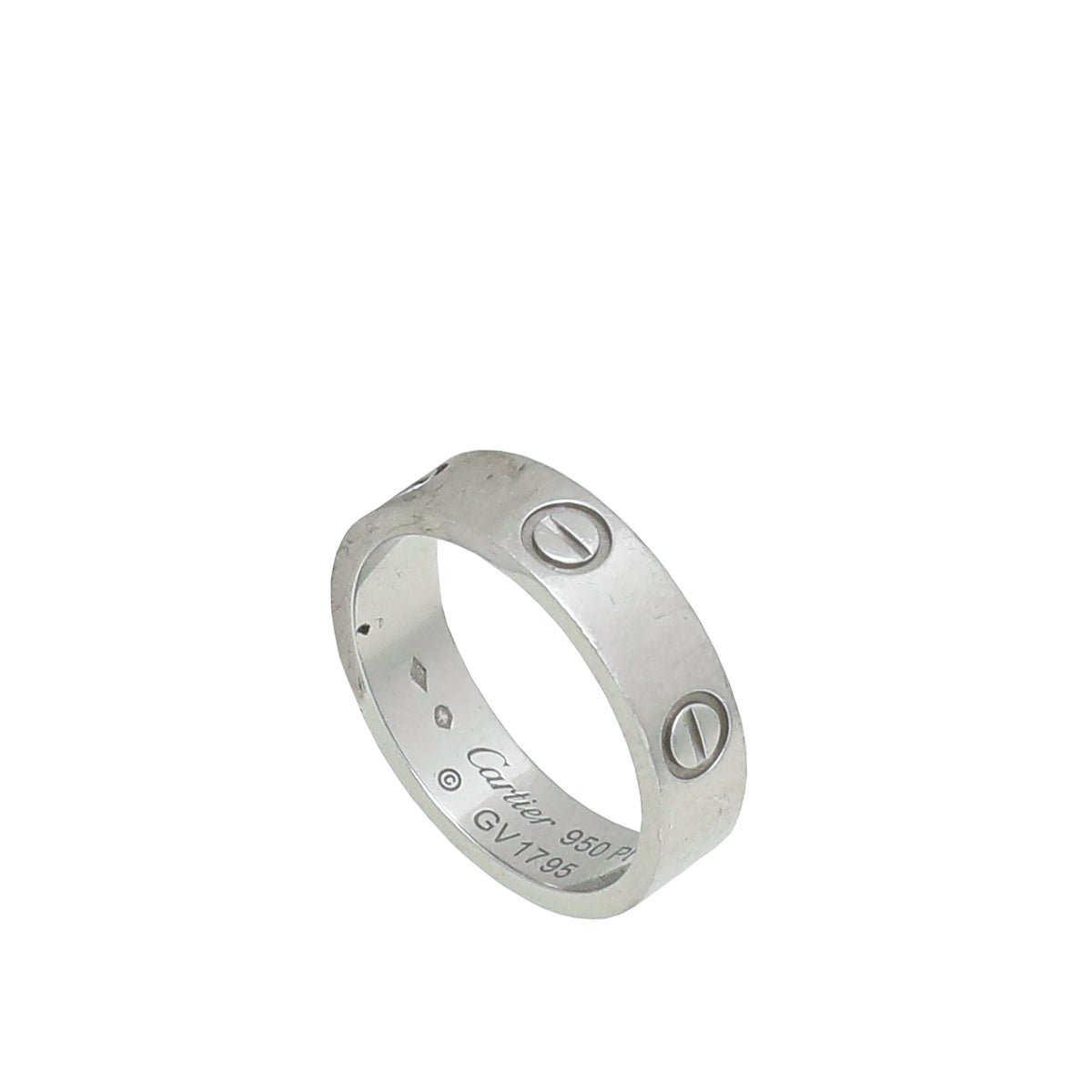 Cartier Platinum Love Ring 57-Cartier-THE CLOSET