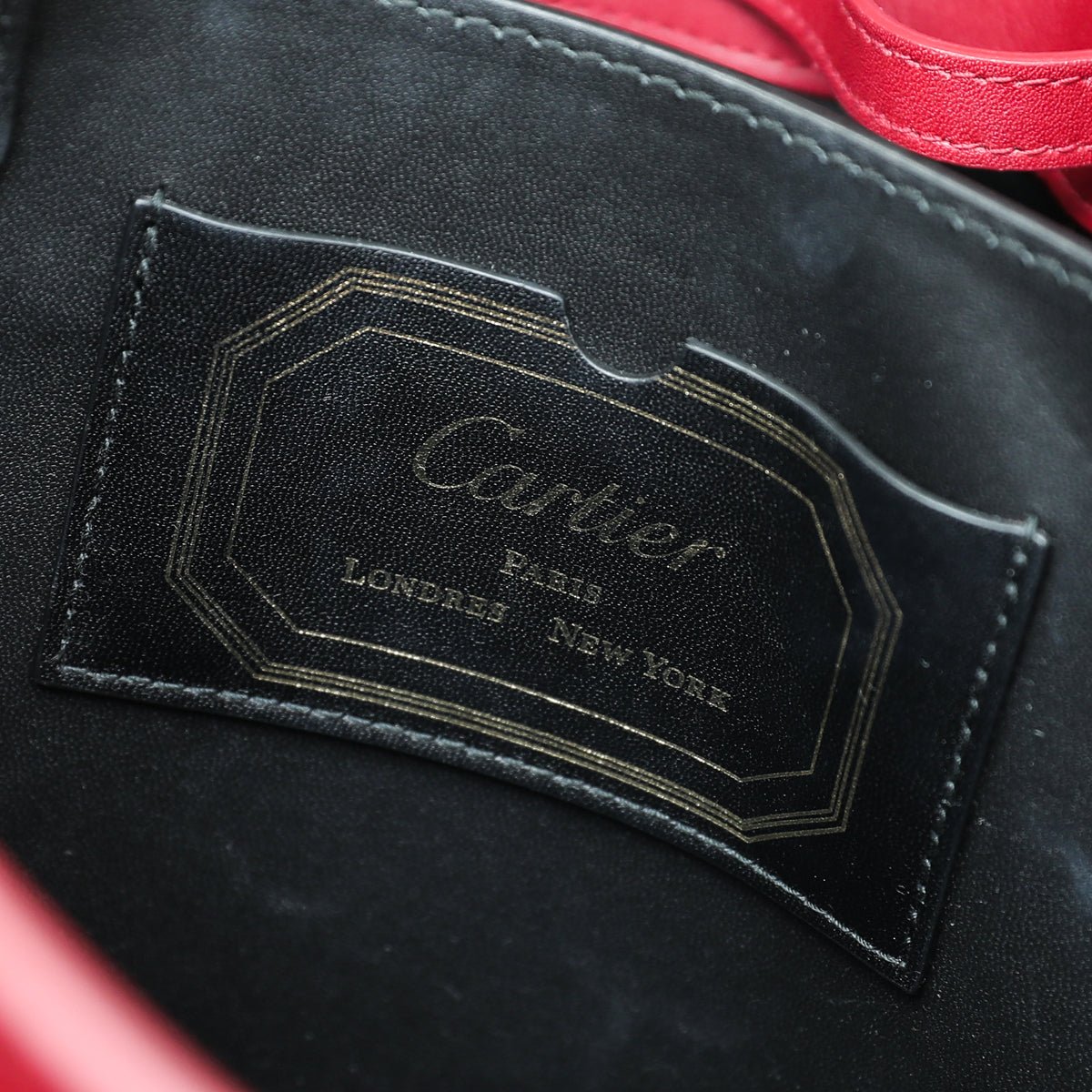 Cartier - Cartier Red Guirlande De Cartier Top Handle Bag | The Closet