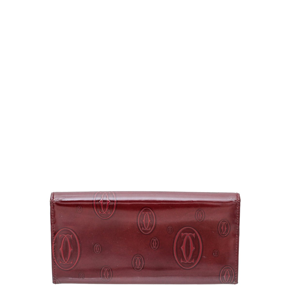 Cartier Red "Happy Birthday" Continental Wallet-Cartier-THE CLOSET