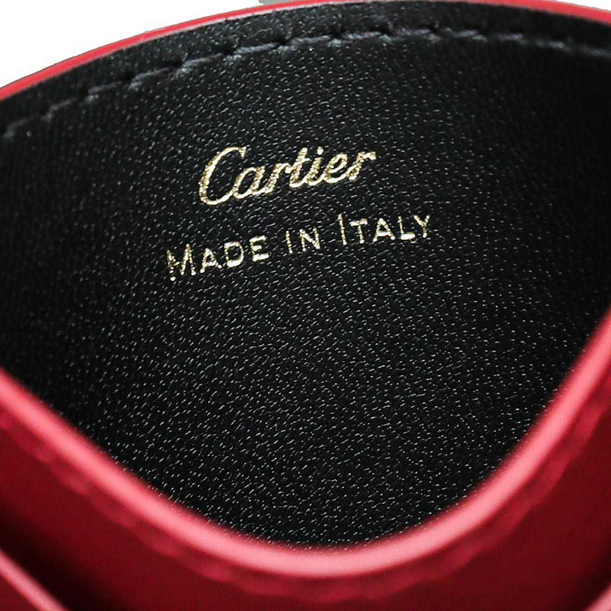 Cartier - Cartier Red Simple Card Holder | The Closet