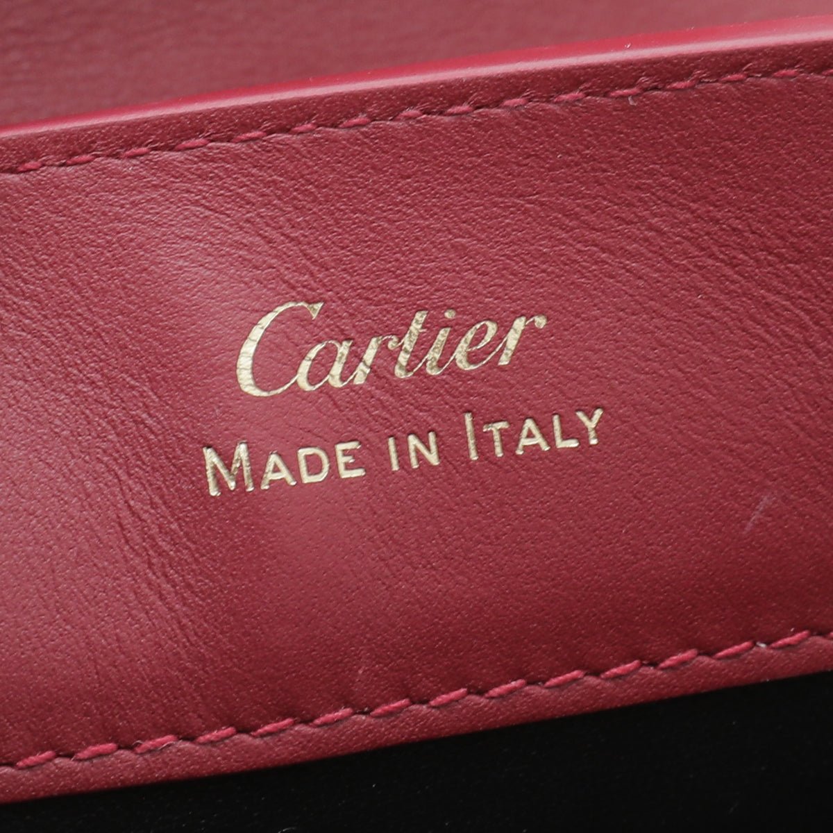 Cartier - Cartier Spinal Red Guirlande De Cartier Nano Bag | The Closet