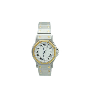 Cartier ST.ST & Gold Santos Octagon Automatic Watch