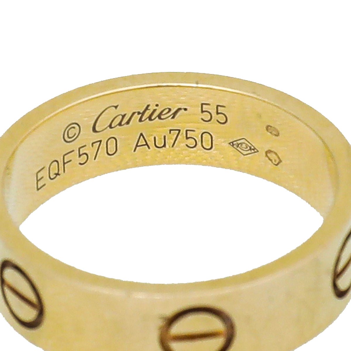 Cartier - Cartier18K Yellow Gold Love Ring 55 | The Closet