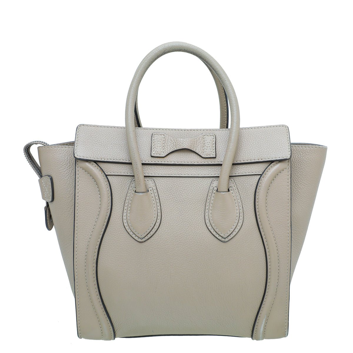Celine Beige Micro Luggage Bag-Celine-THE CLOSET