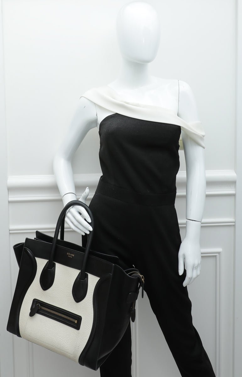 Celine Bicolor Mini Luggage Bag-Celine-THE CLOSET