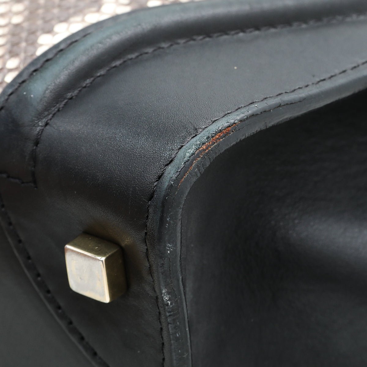 Celine - Celine Bicolor Python Mini Luggage Bag | The Closet