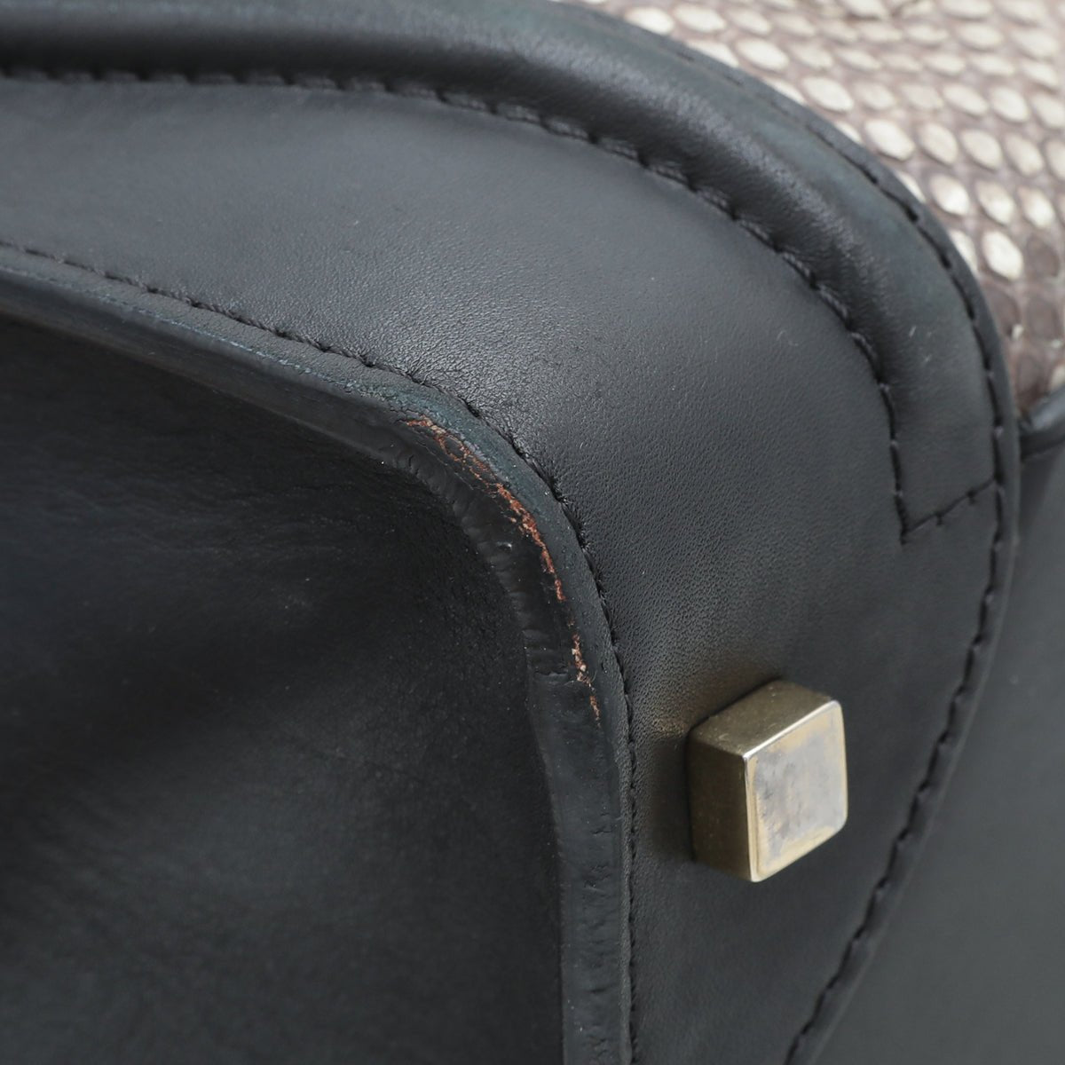 Celine Bicolor Python Mini Luggage Bag-Celine-THE CLOSET