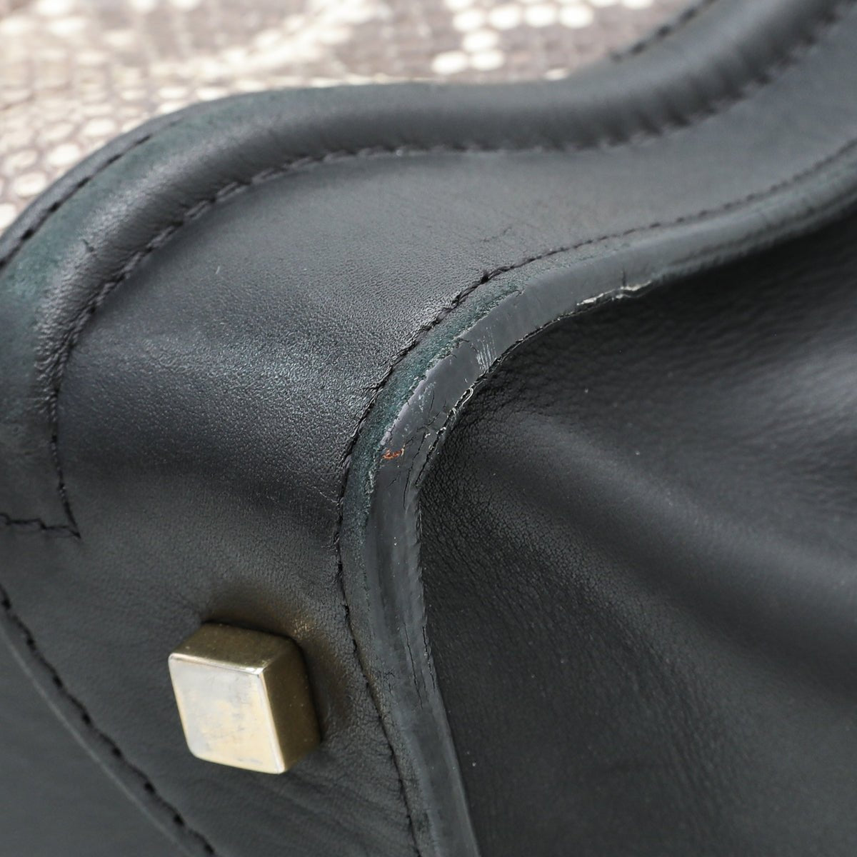 Celine Bicolor Python Mini Luggage Bag-Celine-THE CLOSET