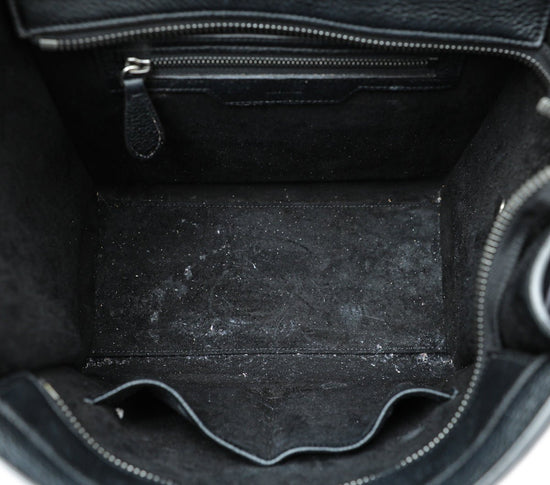 Celine - Celine Black Micro Luggage Bag | The Closet