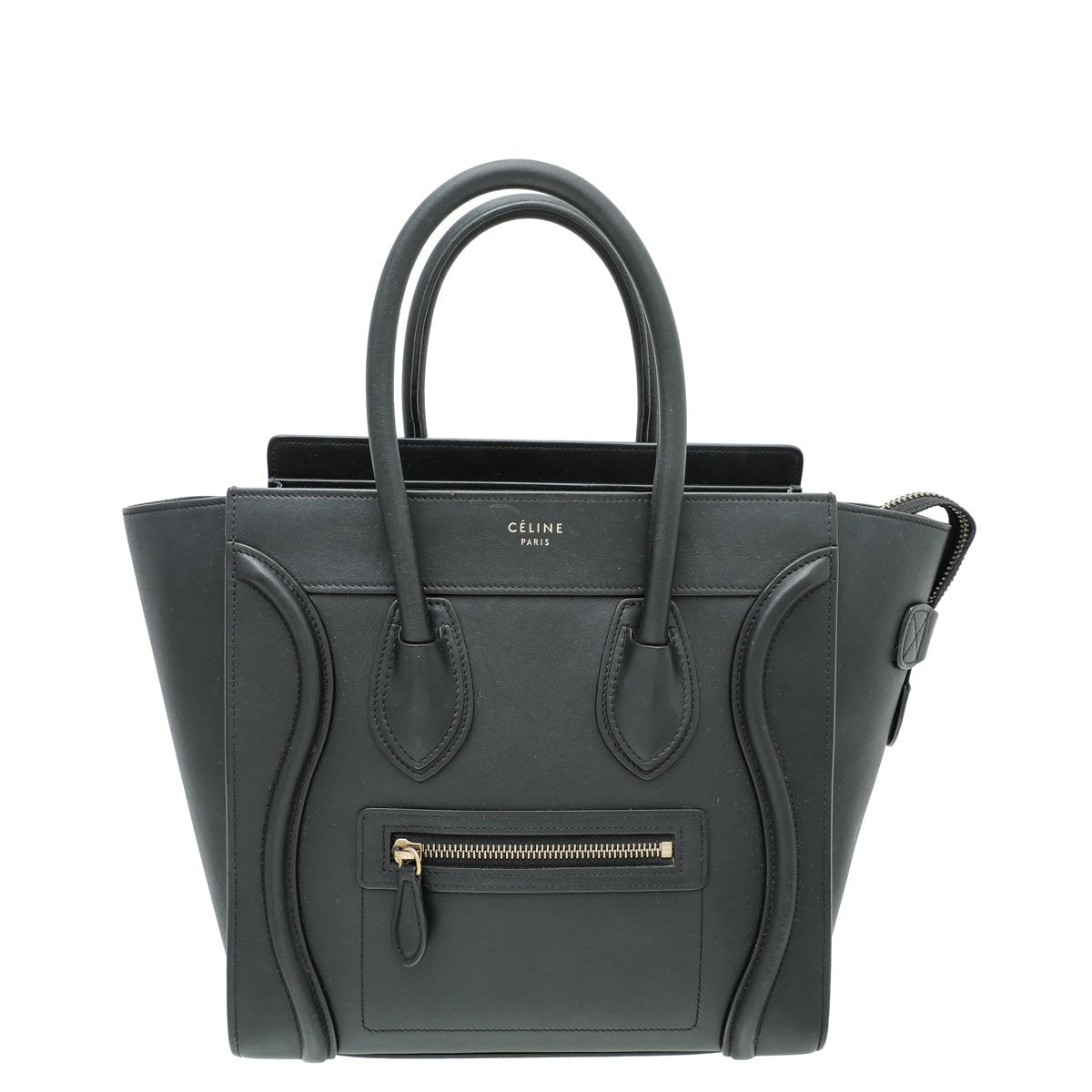 Celine Black Micro Luggage Dramed Bag-Celine-THE CLOSET