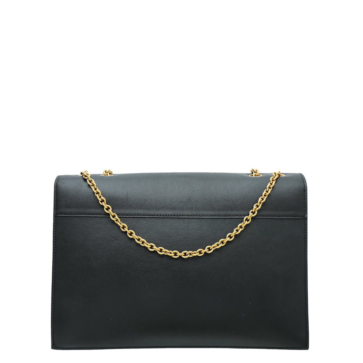 Celine Black Pocket Envelope Flap Chain Medium Bag-Celine-THE CLOSET