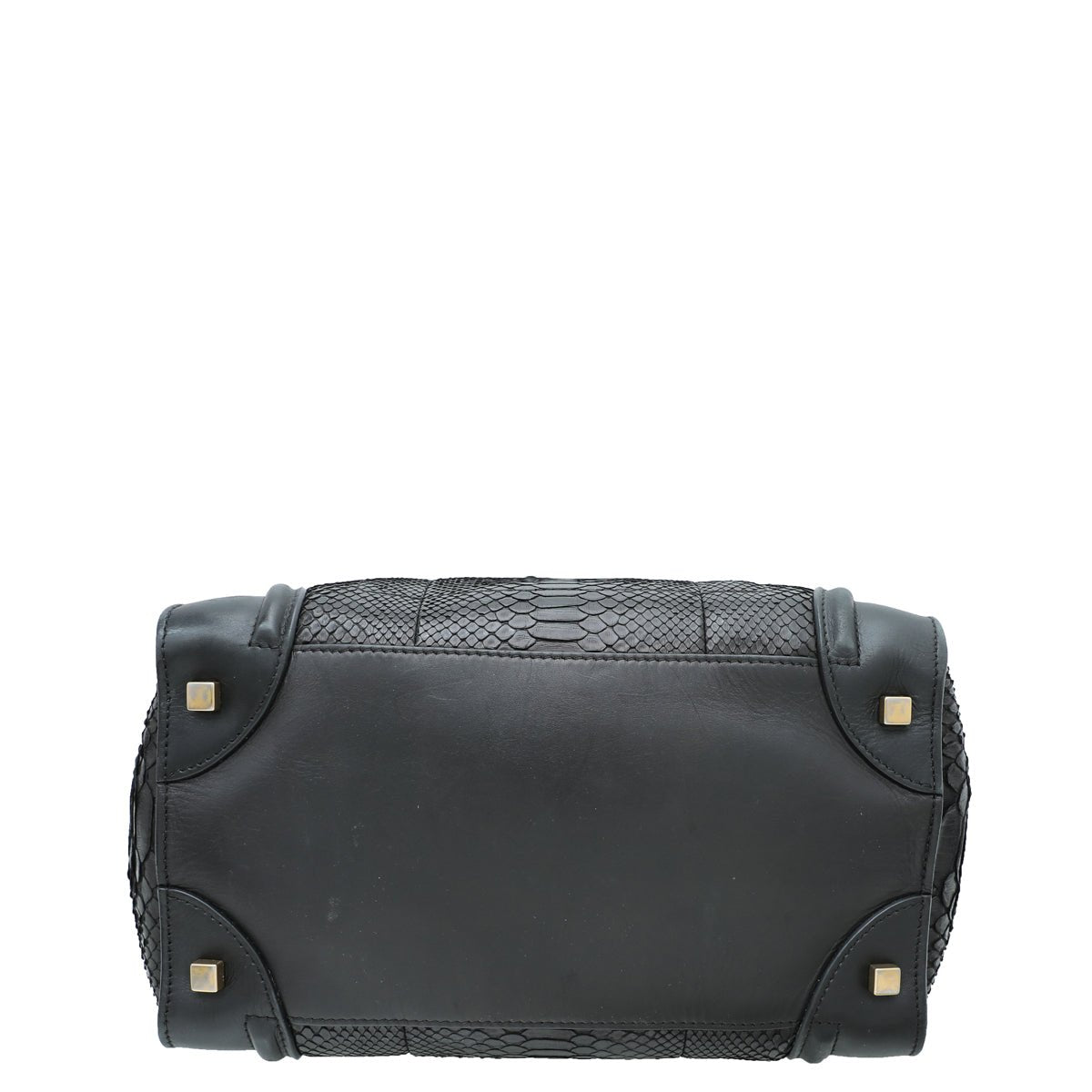 Celine Black Python Mini Luggage Bag – THE CLOSET