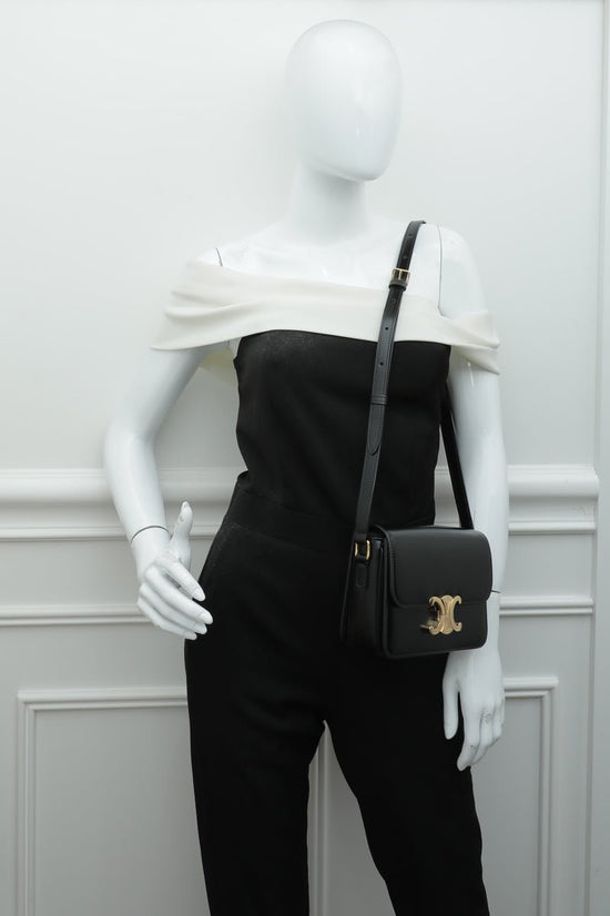 Celine Black Teen Triomphe Bag – The Closet
