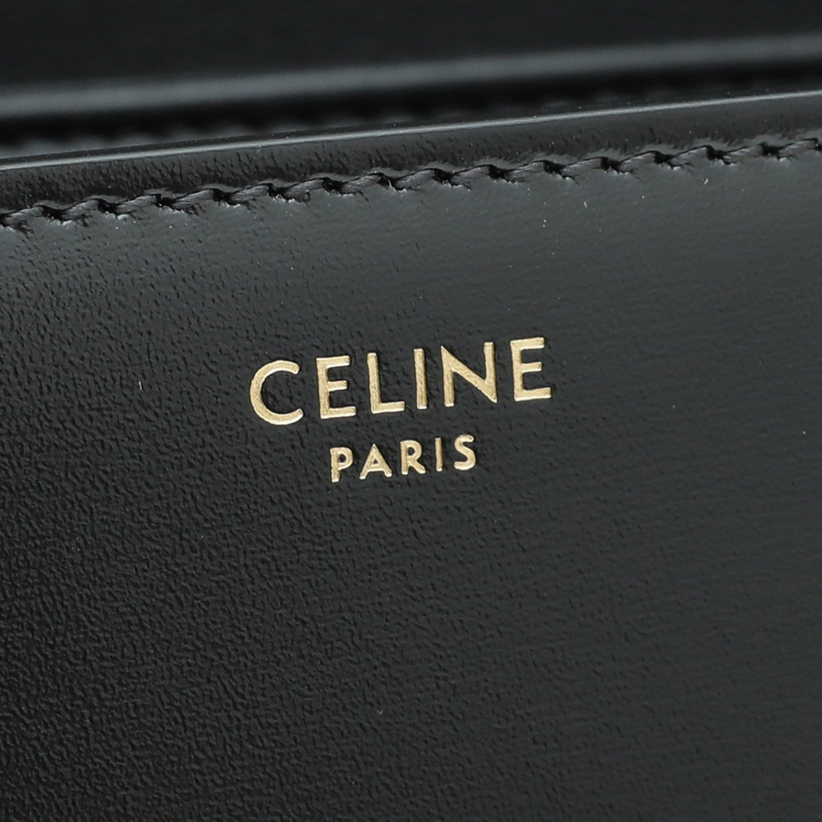 Celine - Celine Black Teen Triomphe Bag | The Closet