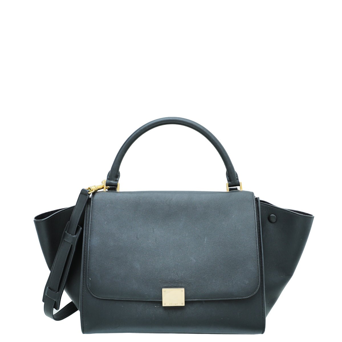 Celine Black Trapeze Medium Bag-Celine-THE CLOSET