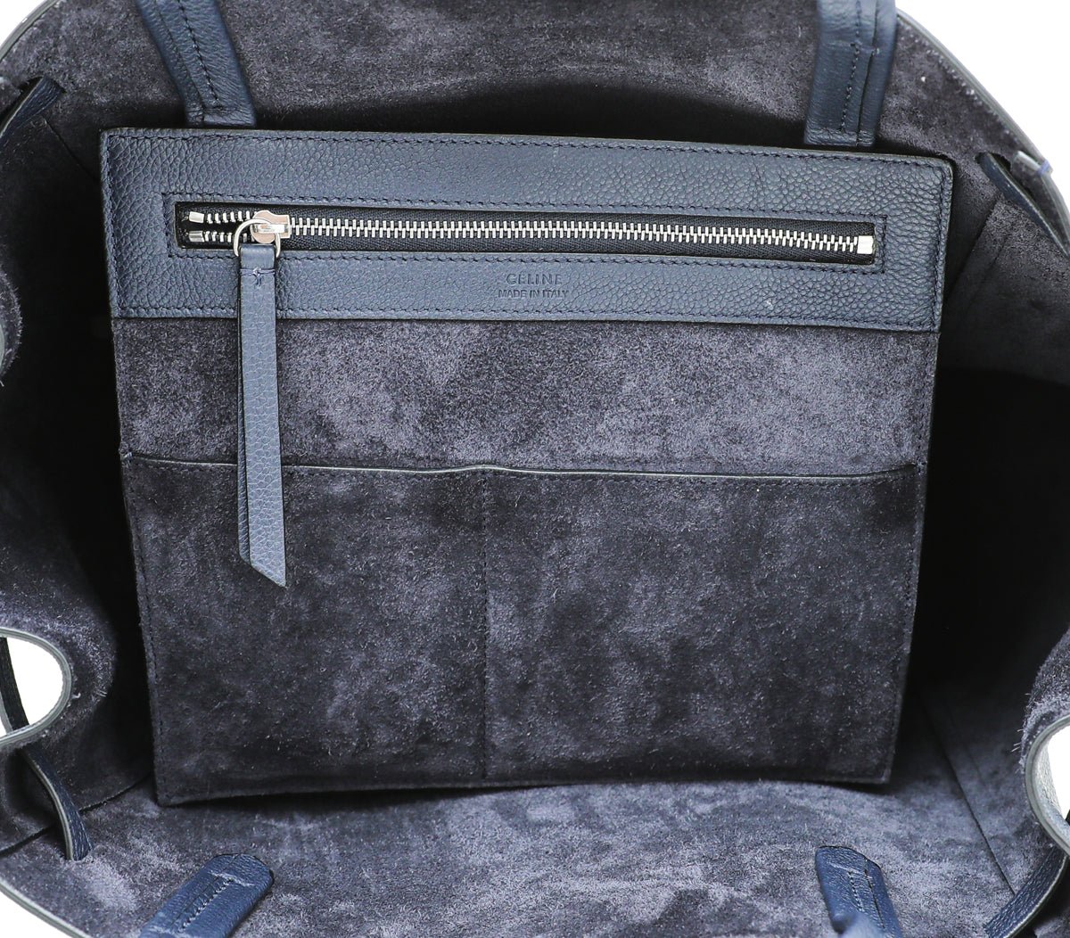 Celine - Celine Blue Cabas Phantom Small Bag | The Closet