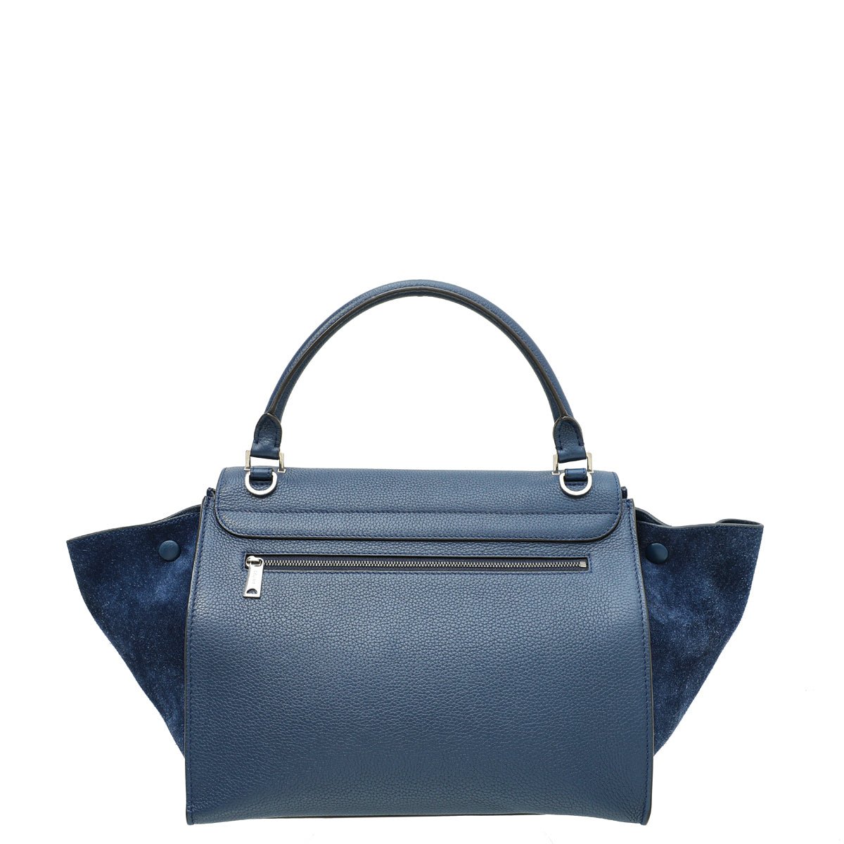Celine Blue Trapeze Medium Bag-Celine-THE CLOSET