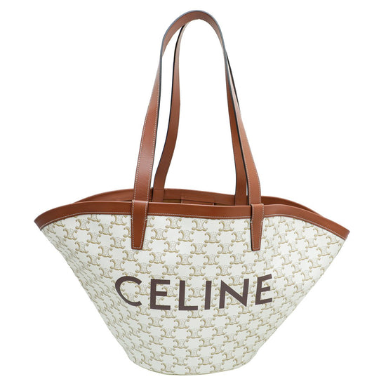 Celine Neutrals, Pattern Print Medium Ring Bag