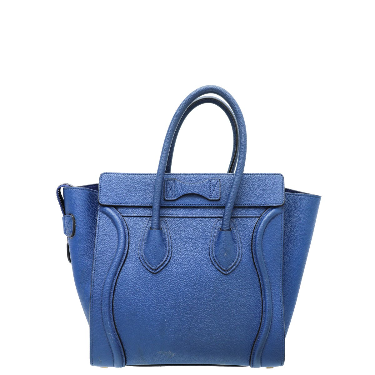 Celine Dark Blue Luggage Micro Bag-Celine-THE CLOSET