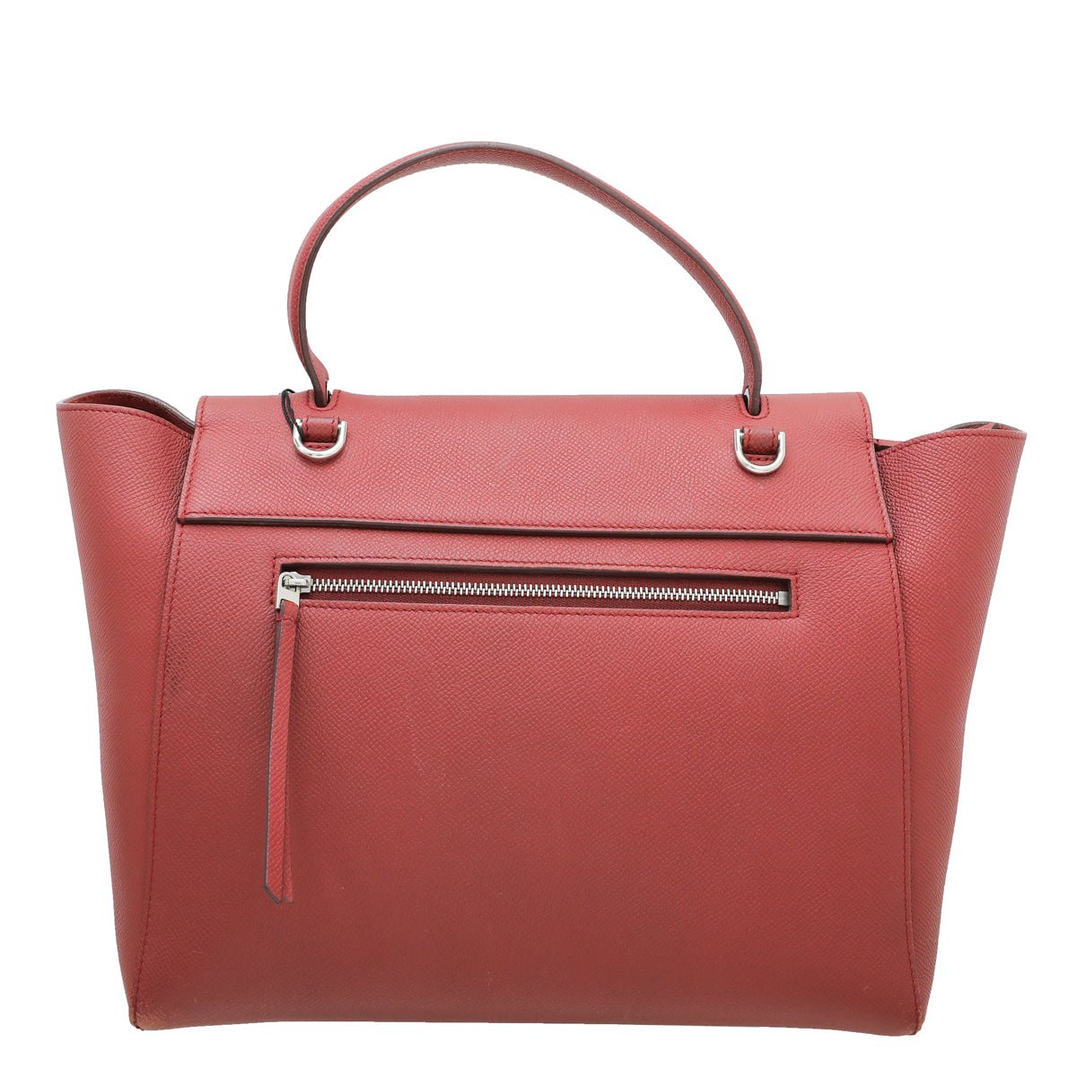Celine Indian Red Micro Belt Top Handle Bag-Celine-THE CLOSET
