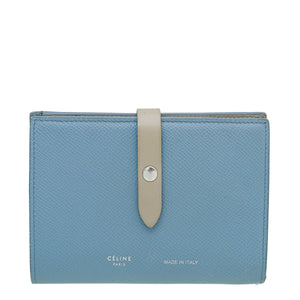 Celine Light Blue Multifunction Wallet