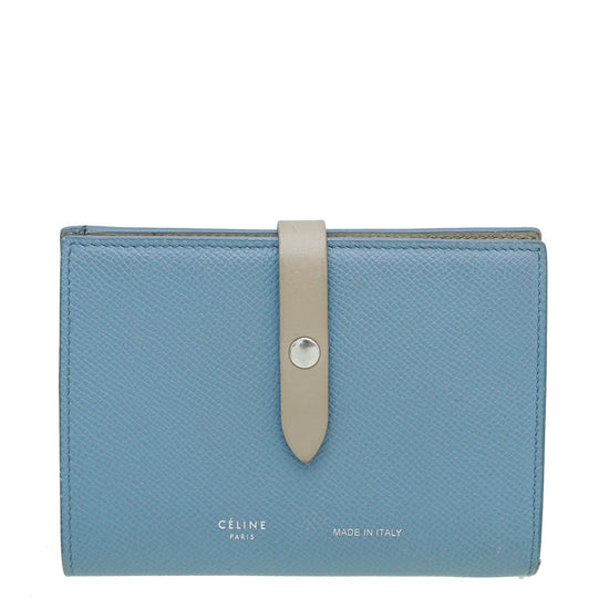 Celine - Celine Light Blue Multifunction Medium Wallet | The Closet