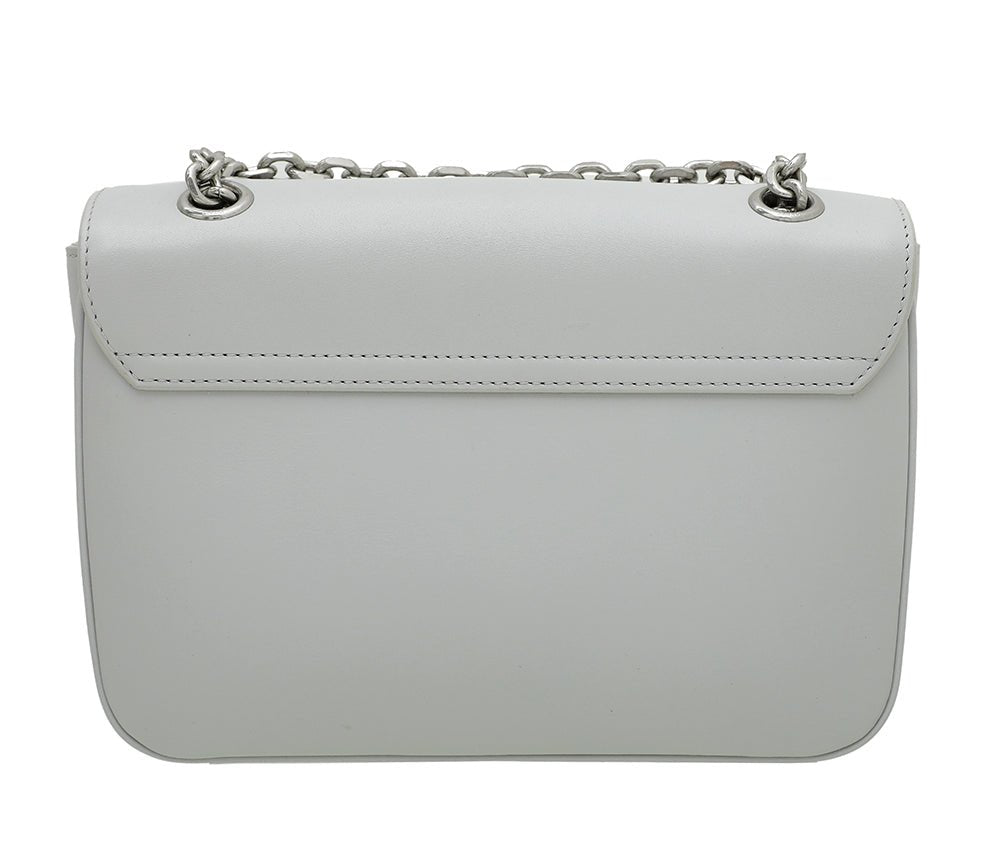Celine Light Gray C Flap Bag Medium-Celine-THE CLOSET