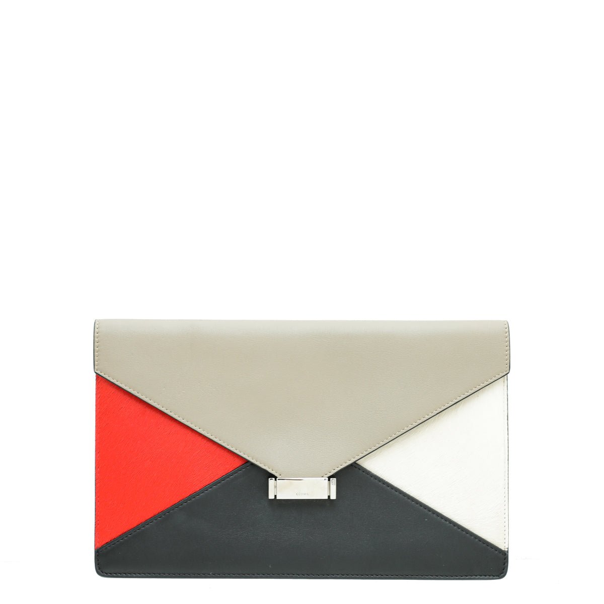 Celine Multicolor Diamond Medium Clutch-Celine-THE CLOSET