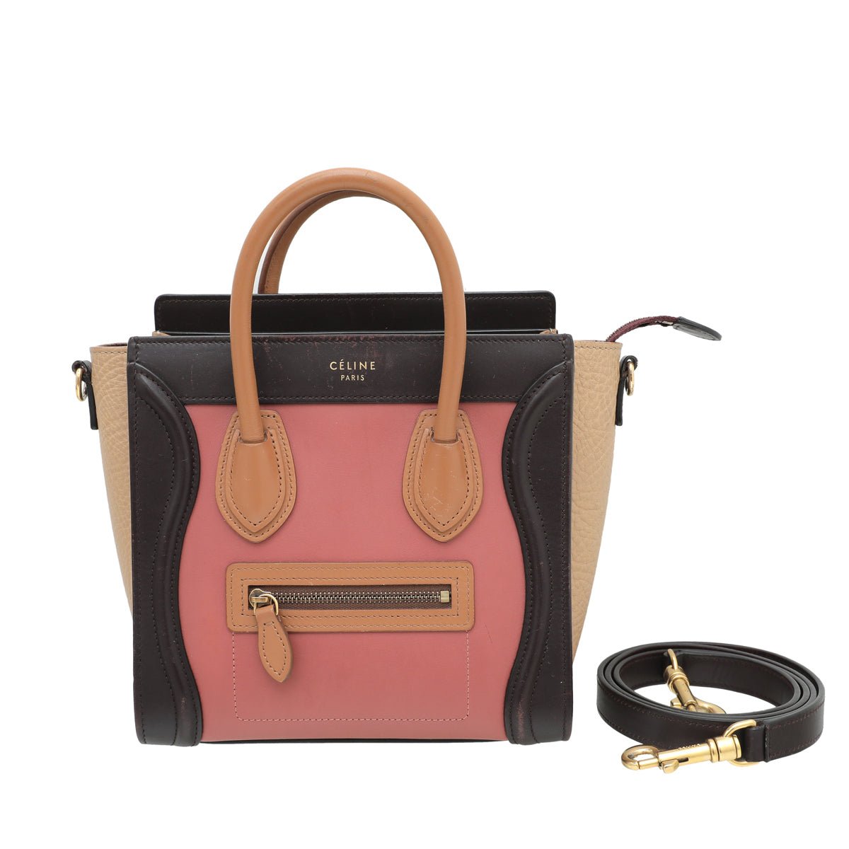 Celine Multicolor Nano Luggage Bag-Celine-THE CLOSET