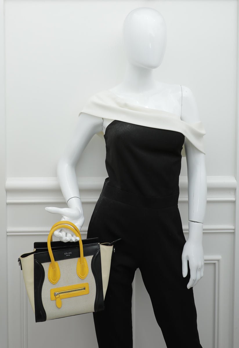 Celine Multicolor Nano Luggage Bag-Celine-THE CLOSET