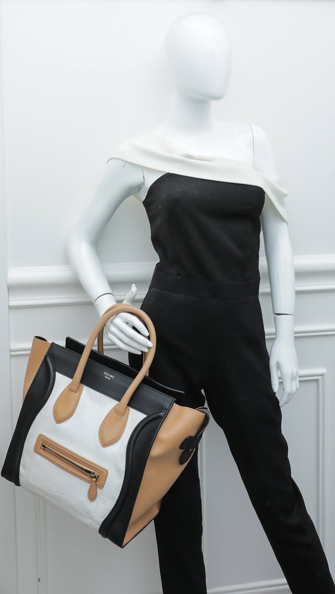 Celine Multicolor Shrunken Mini Luggage Bag-Celine-THE CLOSET