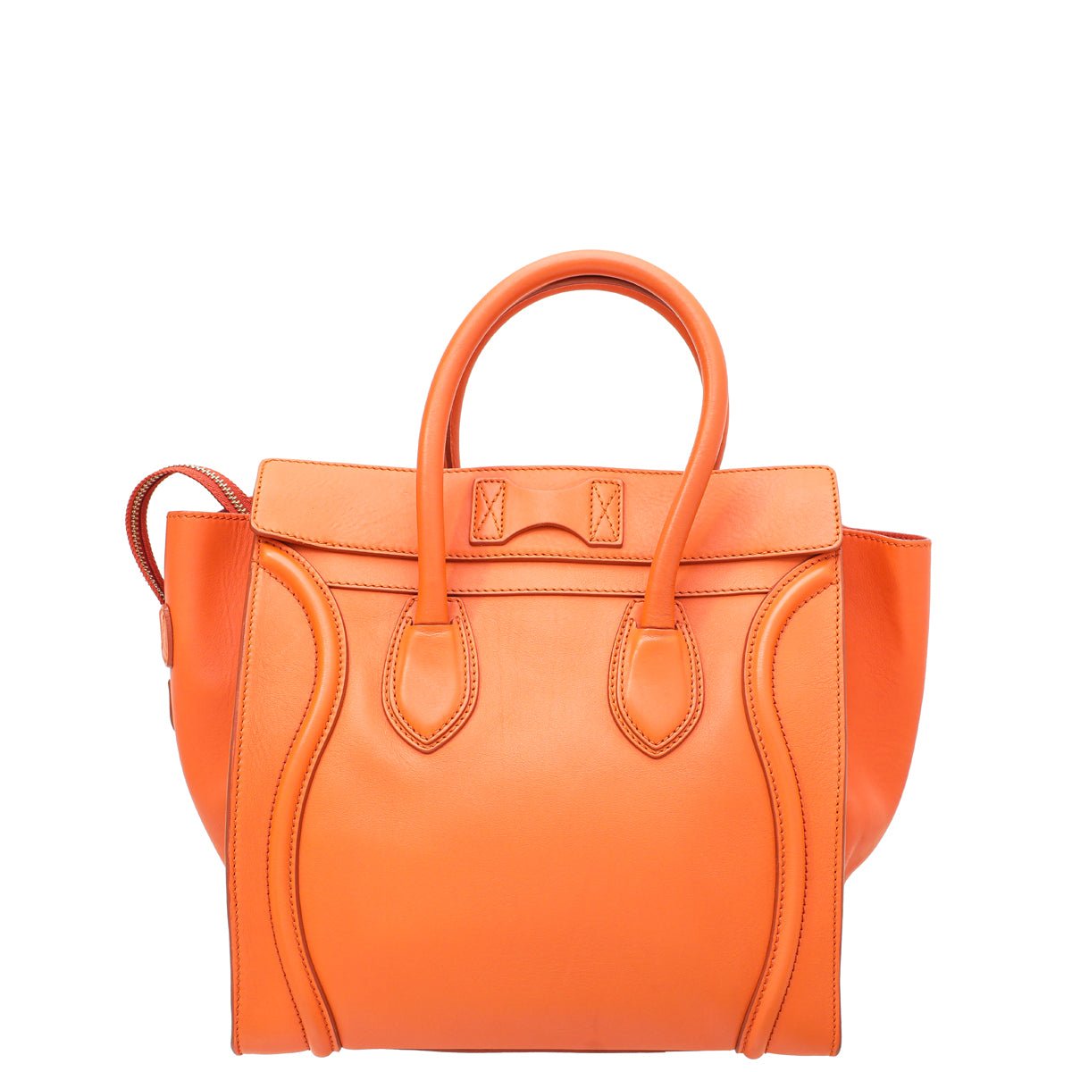 Celine Orange Mini Luggage Bag-Celine-THE CLOSET